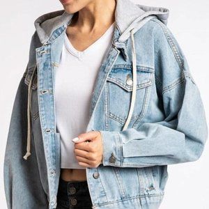 Hooded Denim Jacked